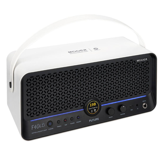 Mooer F40i AI Intelligent Amp with Lithium Battery - Snowfall White