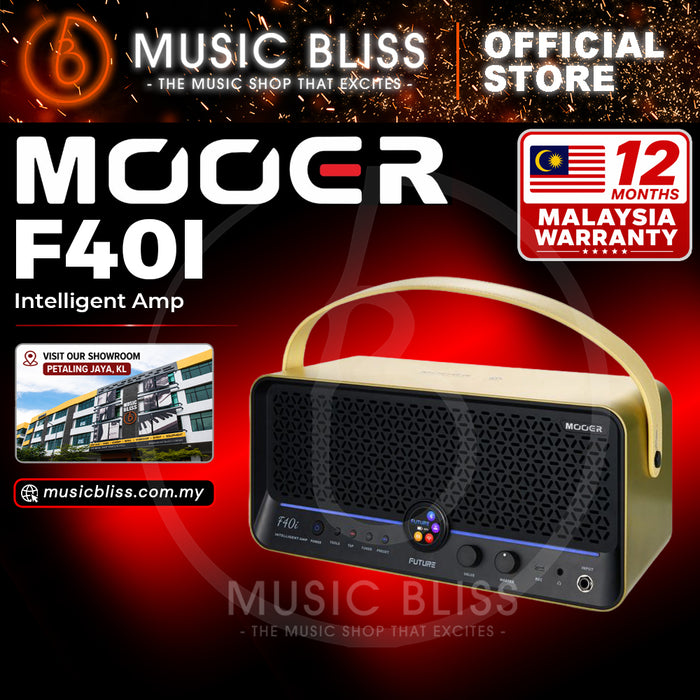 Mooer F40i AI Intelligent Amp - Imperial Gold