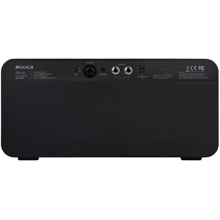 Mooer F40i AI Intelligent Amp with Lithium Battery - Phantom Black