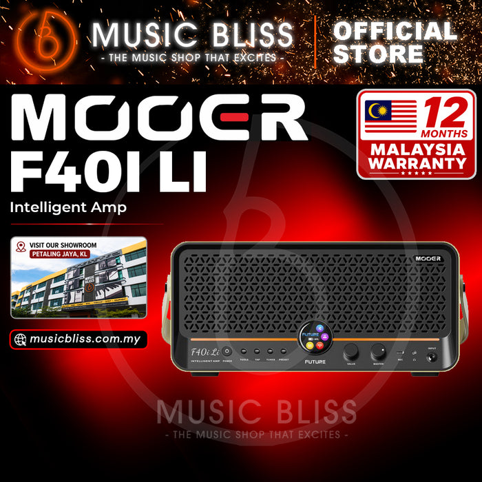 Mooer F40i AI Intelligent Amp with Lithium Battery - Imperial Gold