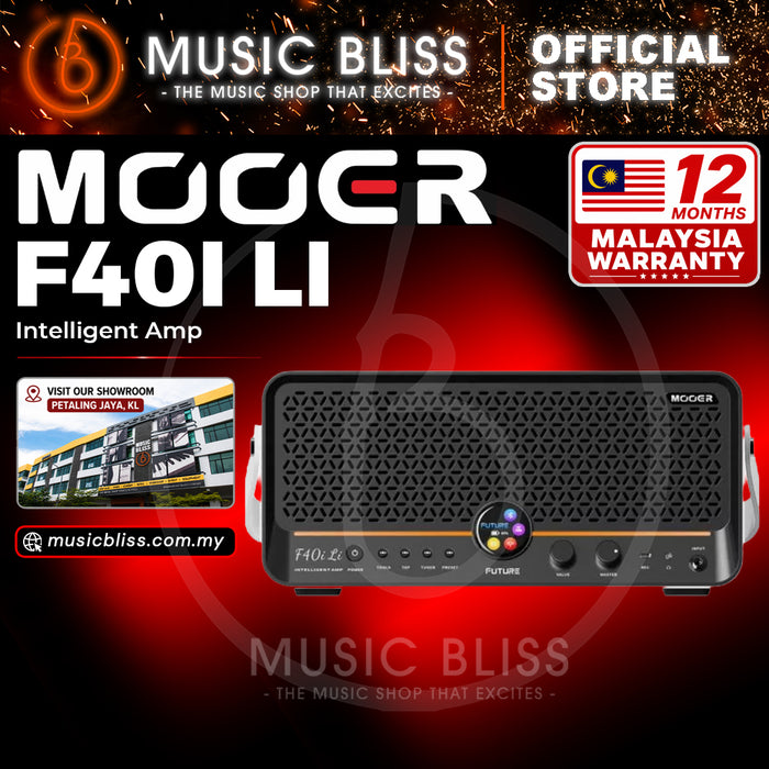 Mooer F40i AI Intelligent Amp with Lithium Battery - Snowfall White