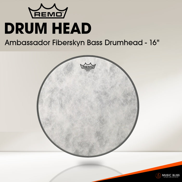 Remo Ambassador Fiberskyn Bass Drumhead - 16"