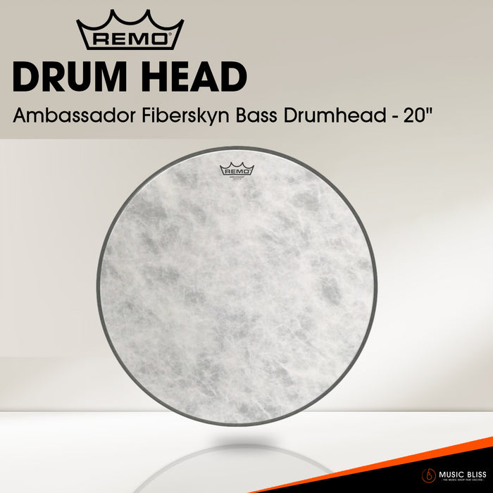 Remo Ambassador Fiberskyn Bass Drumhead - 20"