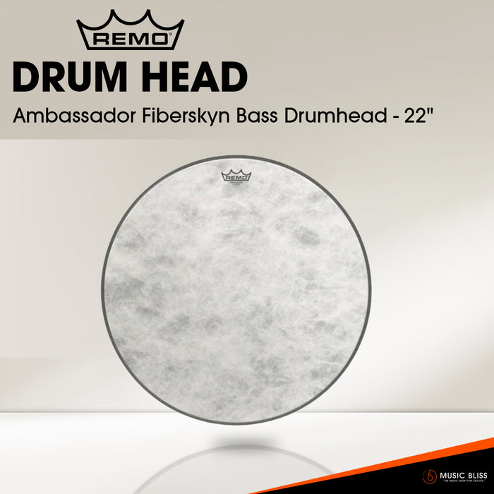 Remo Ambassador Fiberskyn Bass Drumhead - 22"
