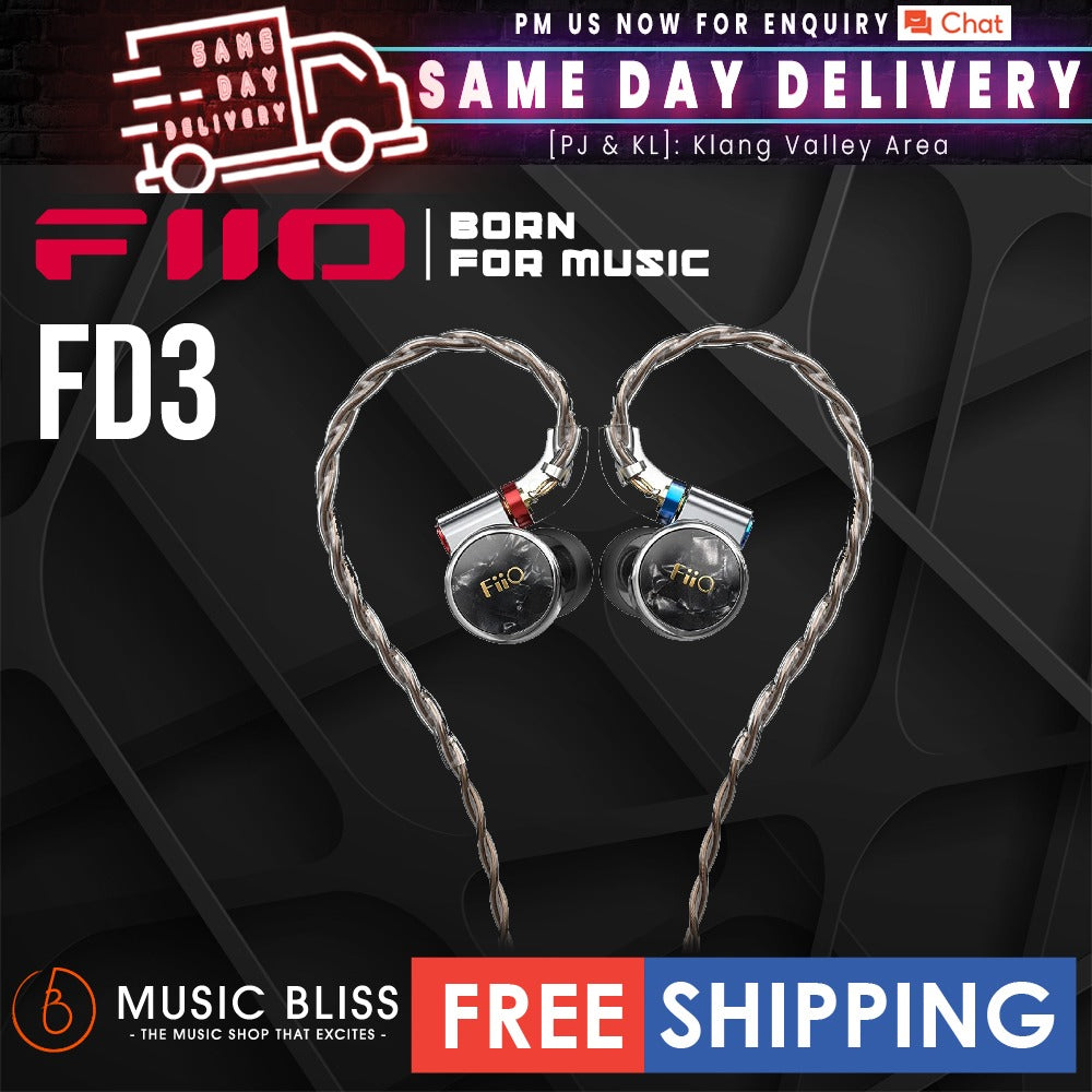 FiiO FD3 In-Ear Monitor Earphones (FD-3) | Music Bliss Malaysia