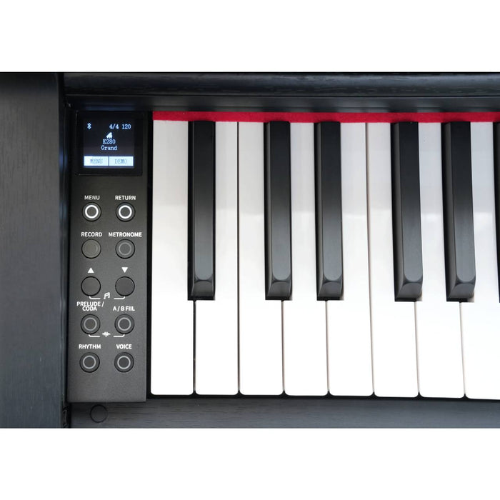 Flykeys FDP7 88-Key Digital Electric Piano Keyboard - Black
