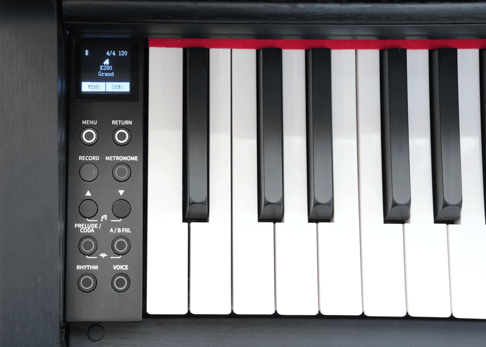 Flykeys FDP7 88-Key Digital Electric Piano Keyboard - Black