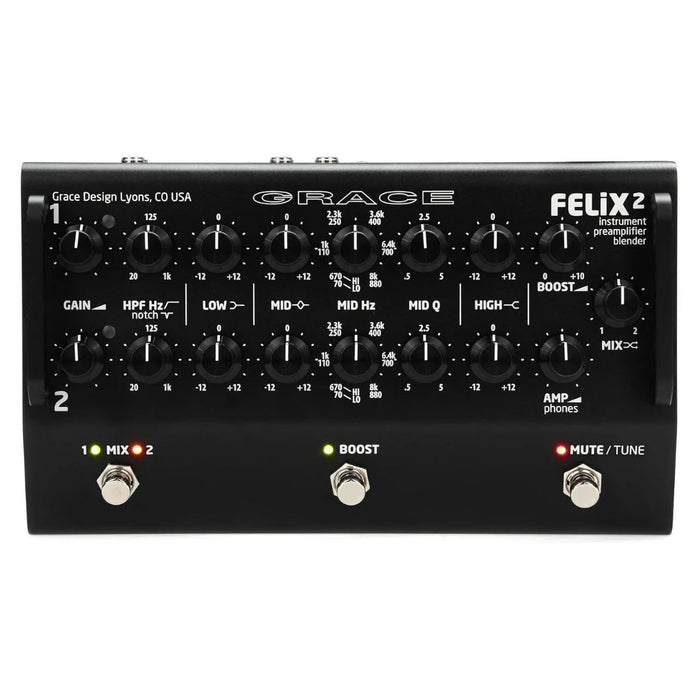 Grace Design FELiX 2 Instrument Preamp/Blender - Black