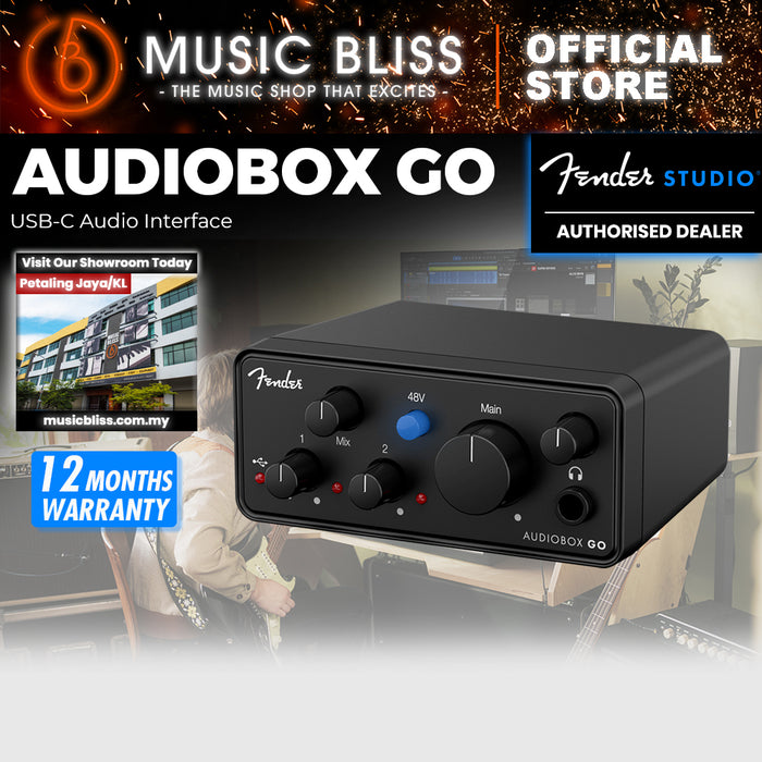 Fender Studio AudioBox Go USB-C Audio Interface
