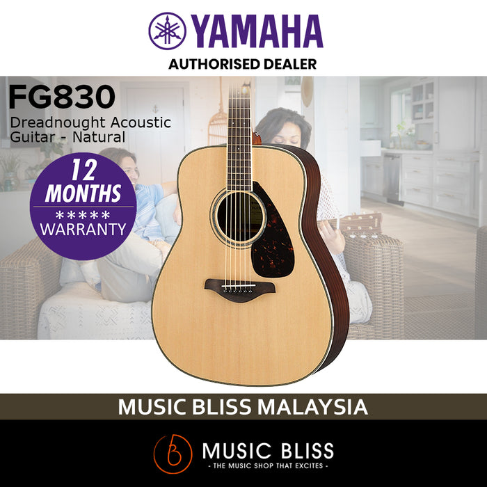 Yamaha FG830 Dreadnought Acoustic Guitar