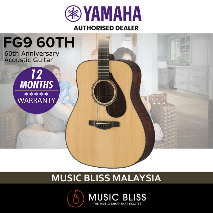 Yamaha FG9 Limited Edition 60th Anniversary Acoustic Guitar (FG-9)