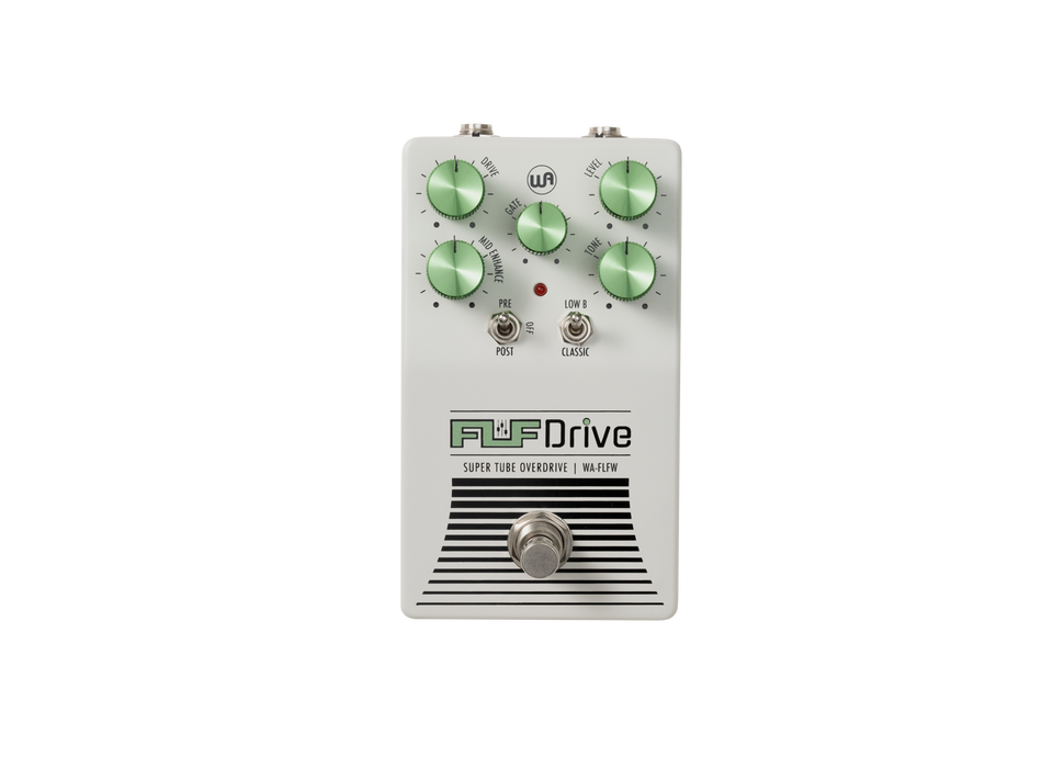 Warm Audio Fluff Drive - Limited Edition White Ryan "Fluff" Bruce's Limited-Edition Signature Screaming Overdrive