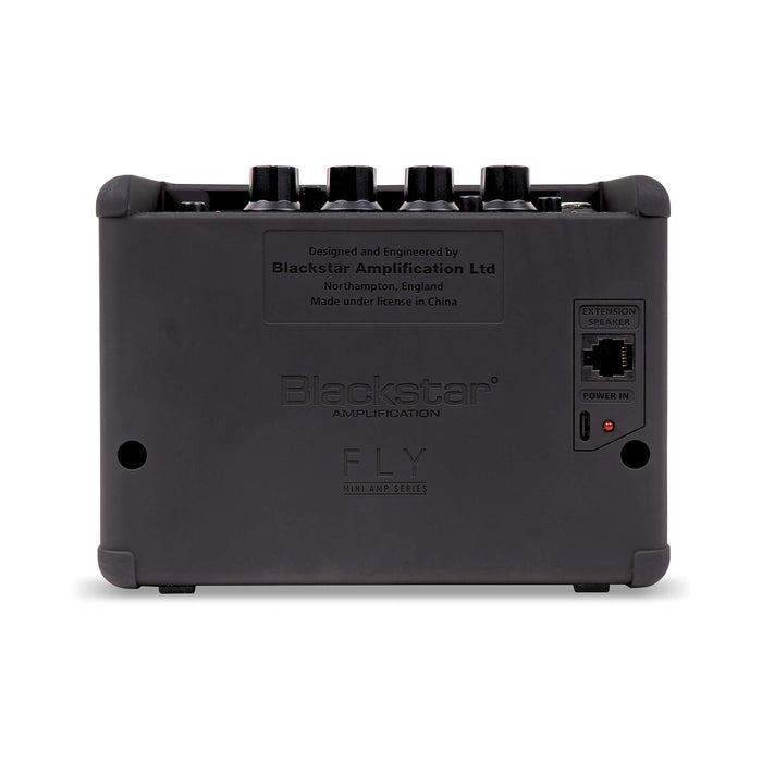 Blackstar FLY3 BLUETOOTH CHARGE 1x3in 3-Watt Rechargeable Battery Powered Bluetooth Guitar Combo Amplifier - Black