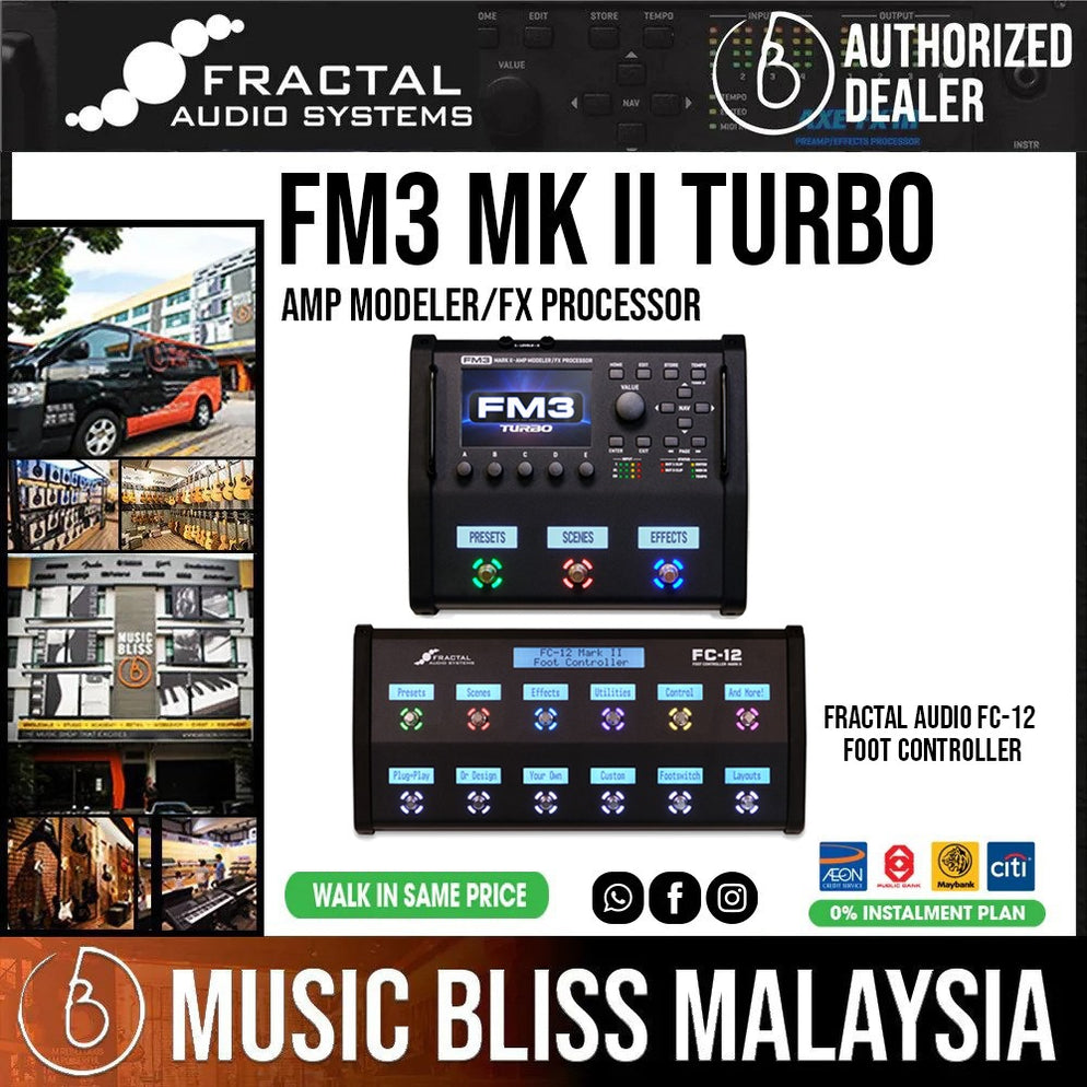 Fractal Audio FM3 Mk II Turbo Amp Modeler/FX Processor (FM-3 MkII ...