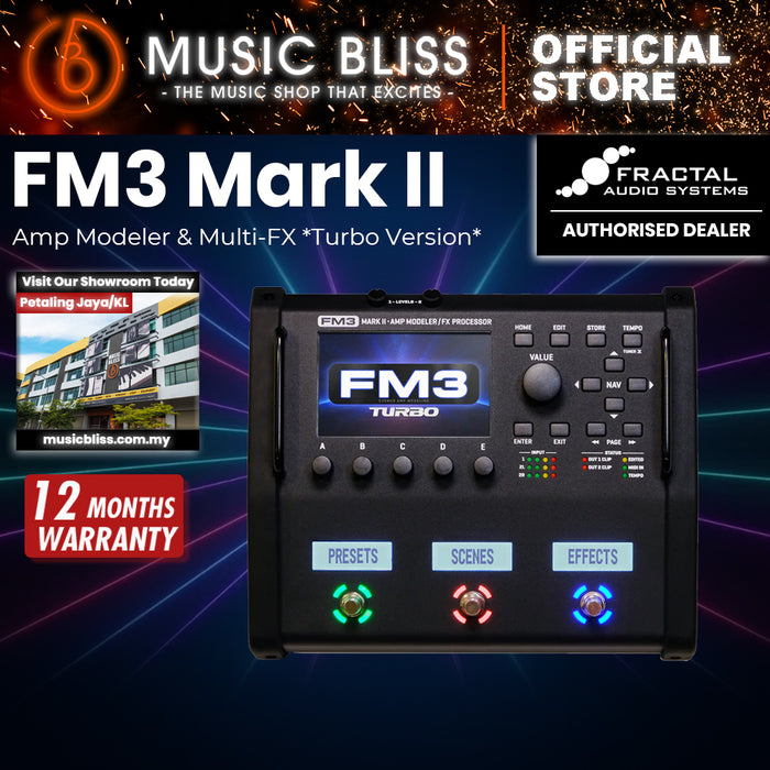 Fractal Audio FM3 Mk II Turbo Amp Modeler/FX Processor