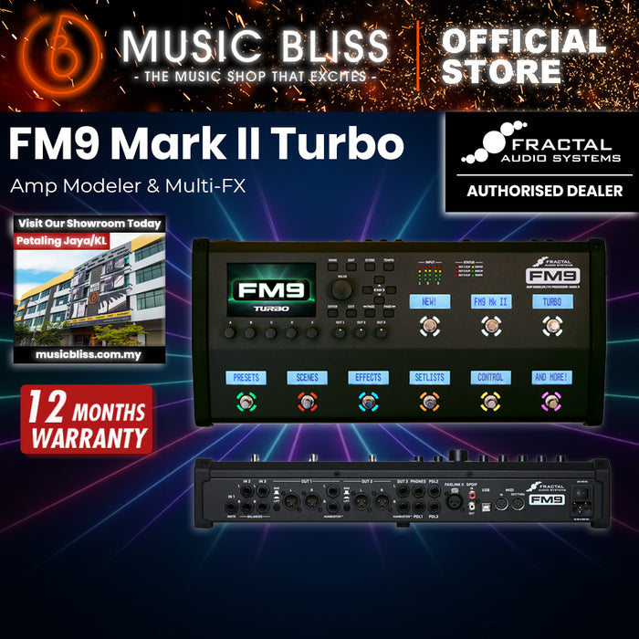 Fractal Audio FM9 Mark II Turbo - Amp Modeler / Multi-FX / Floor Unit
