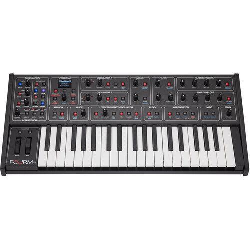 Sequential Fourm Compact Polyphonic Analog Synthesizer