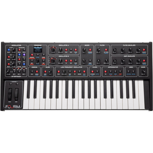 Sequential Fourm Compact Polyphonic Analog Synthesizer