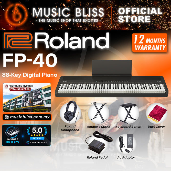 Roland FP-40 Piano Sphere 88-key Digital Piano - Black