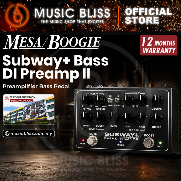 Mesa Boogie Subway + Bass DI Preamp II Pedal