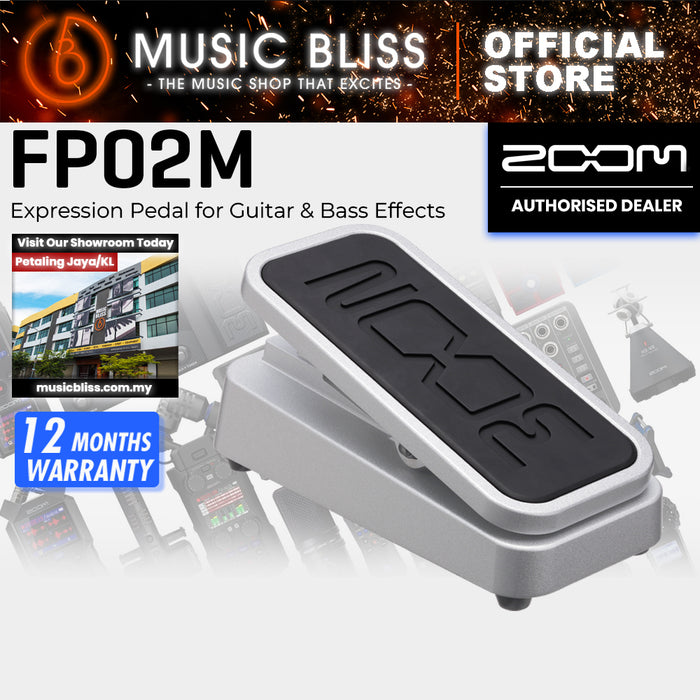 Zoom FP02M Expression Pedal for Guitar & Bass Effects