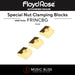Floyd Rose FRNCBG Original Series Nut Clamping Blocks - Gold (Set of 3) - Music Bliss Malaysia