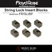 Floyd Rose FR1SLIBP 1000 Special Series Insert Blocks (Set of 6) - Music Bliss Malaysia