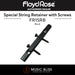 Floyd Rose FR1SRB 1000 Series / Special String Retainer with Screws - Black - Music Bliss Malaysia