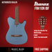 Ibanez FRH10N Thinline Nylon Acoustic-electric Guitar - Indigo Blue Metallic Flat - Music Bliss Malaysia