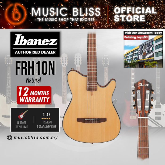 Ibanez FRH10N Thinline Nylon Acoustic-electric Guitar - Natural