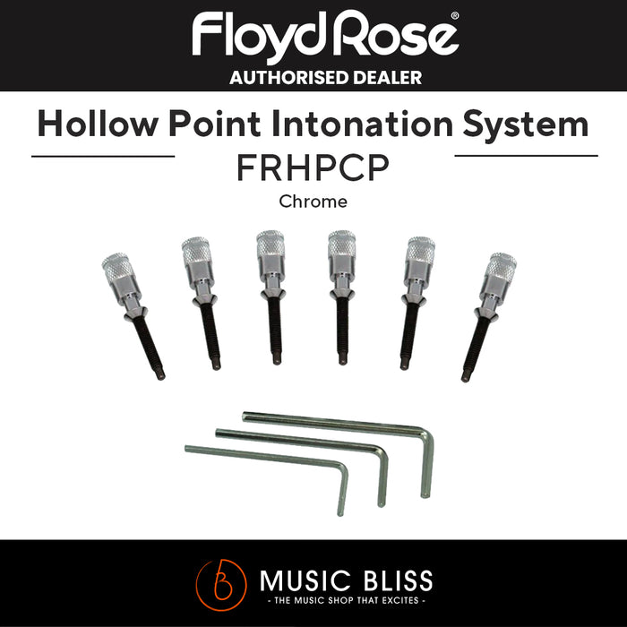Floyd Rose FRHPCP Hollow Point Intonation System for Tremolos - Chrome - Music Bliss Malaysia