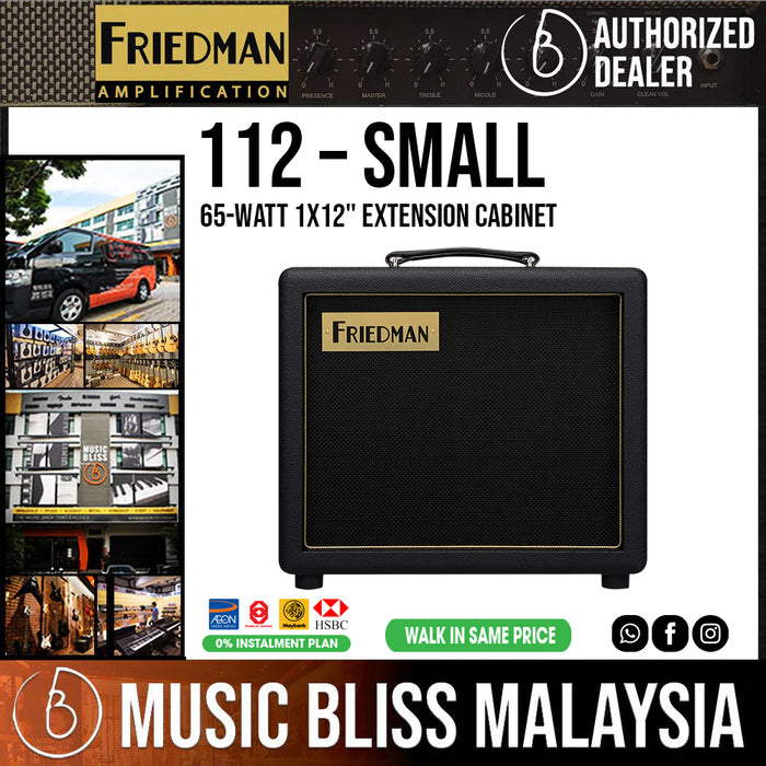 Friedman 112 65-watt 1x12" Extension Cabinet - Music Bliss Malaysia