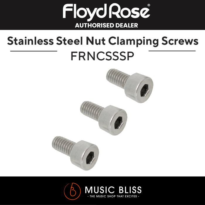 Floyd Rose Stainless Steel Nut Clamping Screws - set of 3 - Music Bliss Malaysia