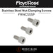 Floyd Rose Stainless Steel Nut Clamping Screws - set of 3 - Music Bliss Malaysia