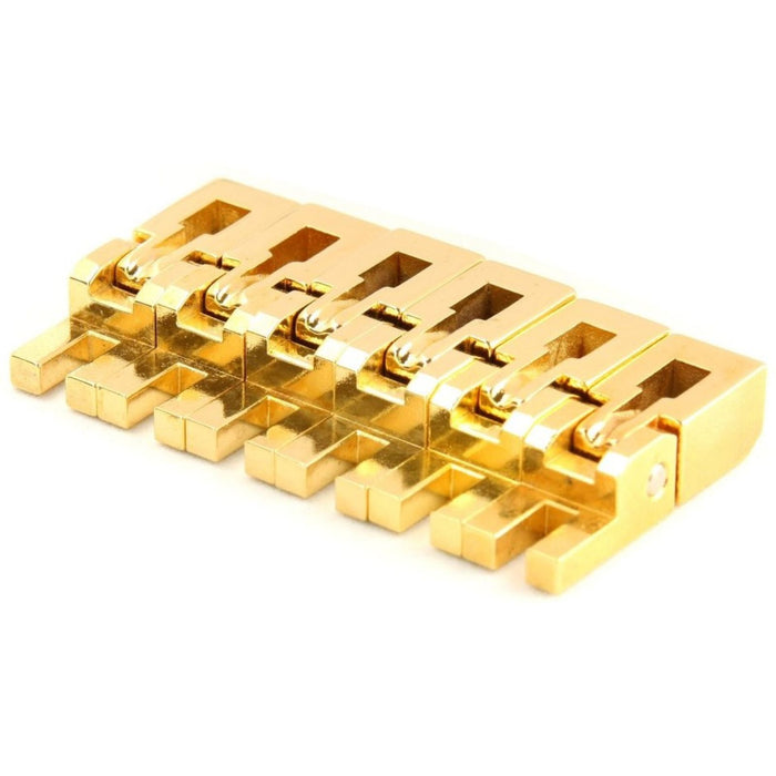 Floyd Rose FROBSSGP Original Bridge Saddles - Gold (Set of 6) - Music Bliss Malaysia