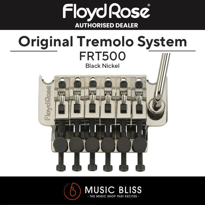 Floyd Rose FRT500 Original Tremolo System with Floyd Rose FRNR2BNP R2 Locking Nut Package - Music Bliss Malaysia