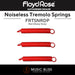 Floyd Rose Noiseless Tremolo Springs Red Heavy Duty - Music Bliss Malaysia