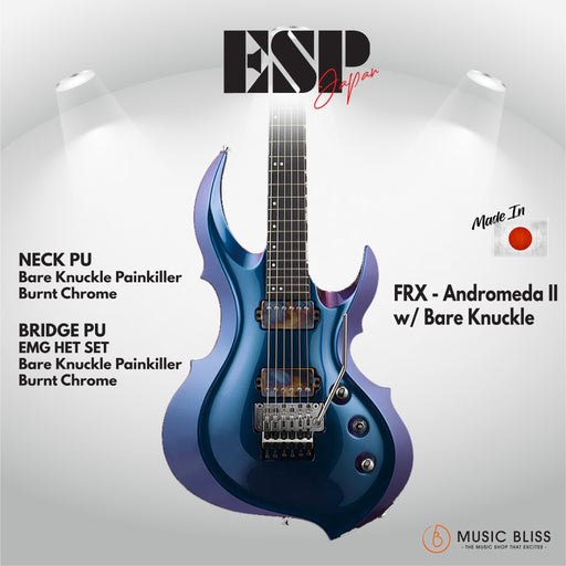 ESP Original FRX - Andromeda II w/ Bare Knuckle [MIJ - Made in Japan] - Music Bliss Malaysia