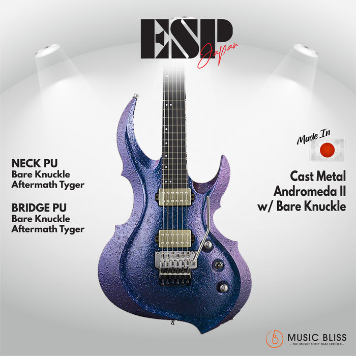 ESP Original FRX - Cast Metal Andromeda II w/ Bare Knuckle [MIJ - Made in Japan] - Music Bliss Malaysia