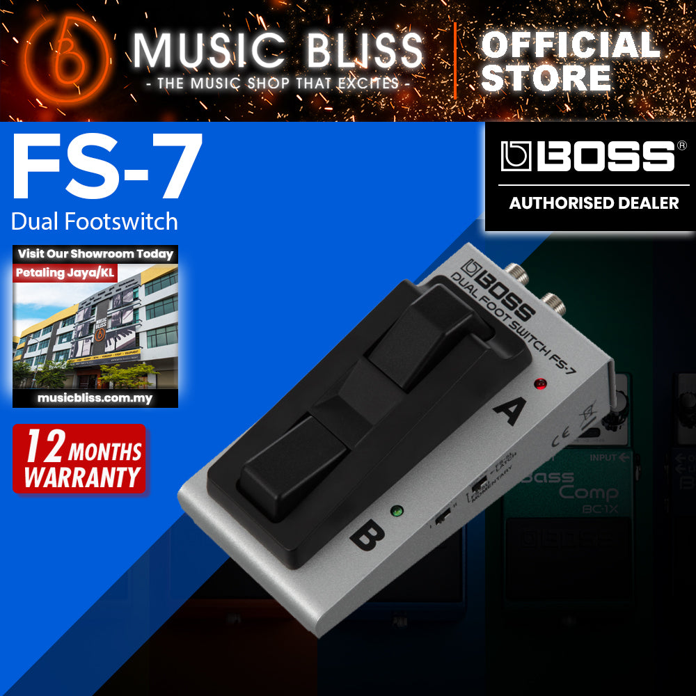 Boss FS-7 Dual Foot Switch (FS7) | Music Bliss Malaysia