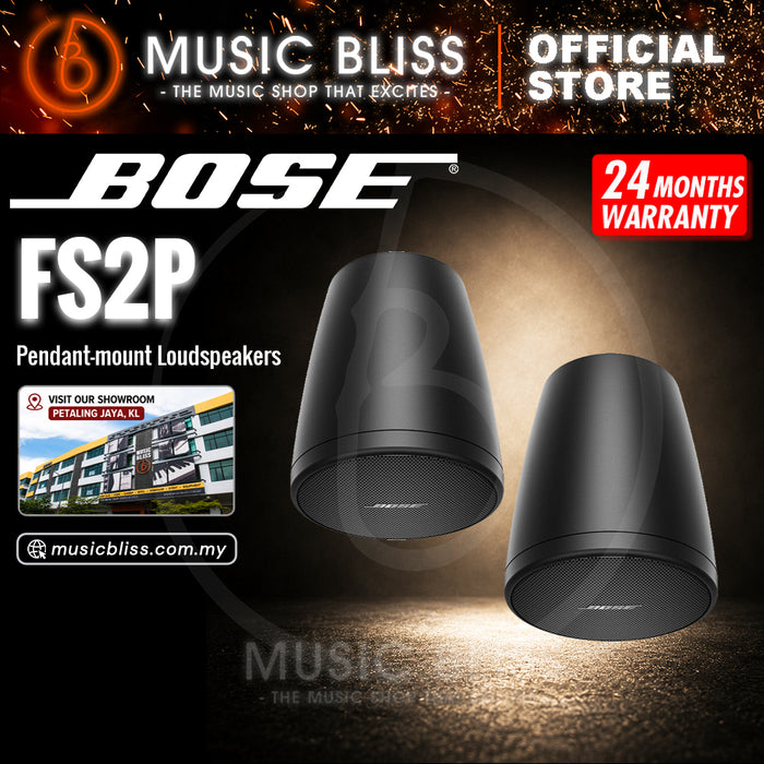Bose FreeSpace FS2P Pendant-mount Loudspeaker - Black (Pair)