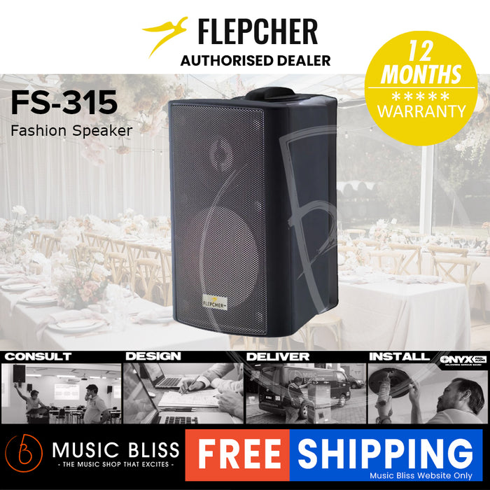 Flepcher FS-315B Fashion Speaker - Black