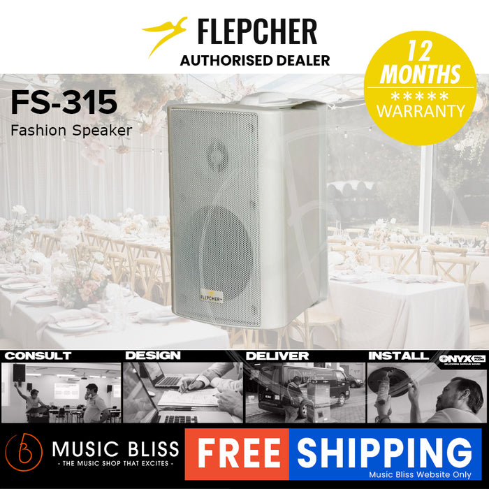 Flepcher FS-315 Fashion Speaker - White