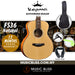KEPMA FS36 Solid Top Mini Acoustic Guitar - Natural - Music Bliss Malaysia