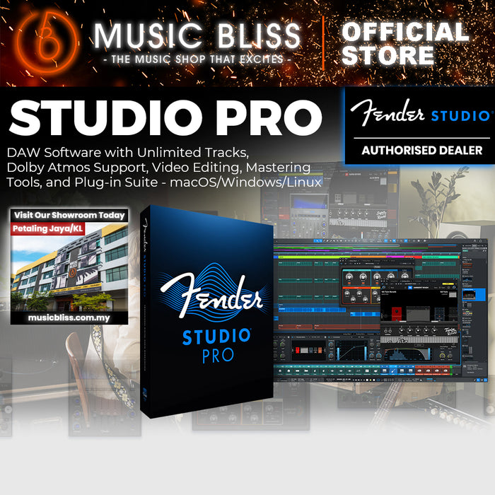 Fender Studio Pro DAW Software - Perpetual License