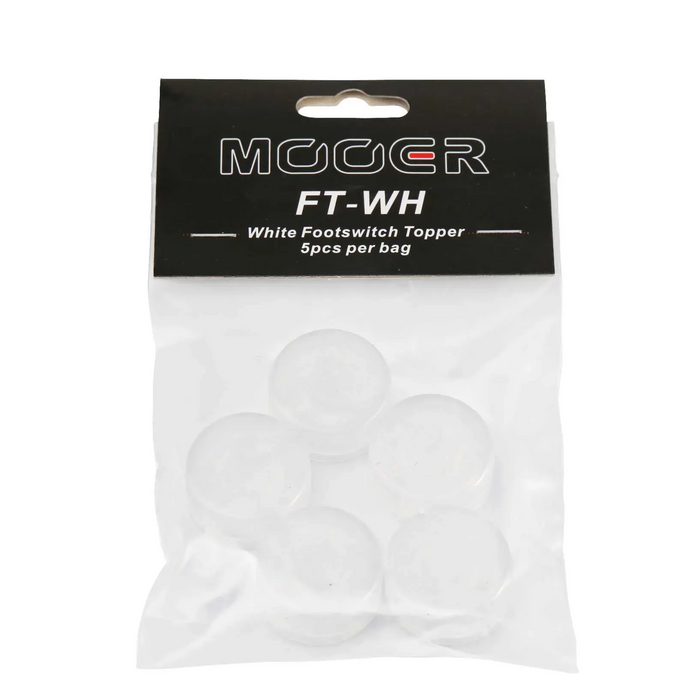 Mooer Footswitch Topper - 5pcs (White)