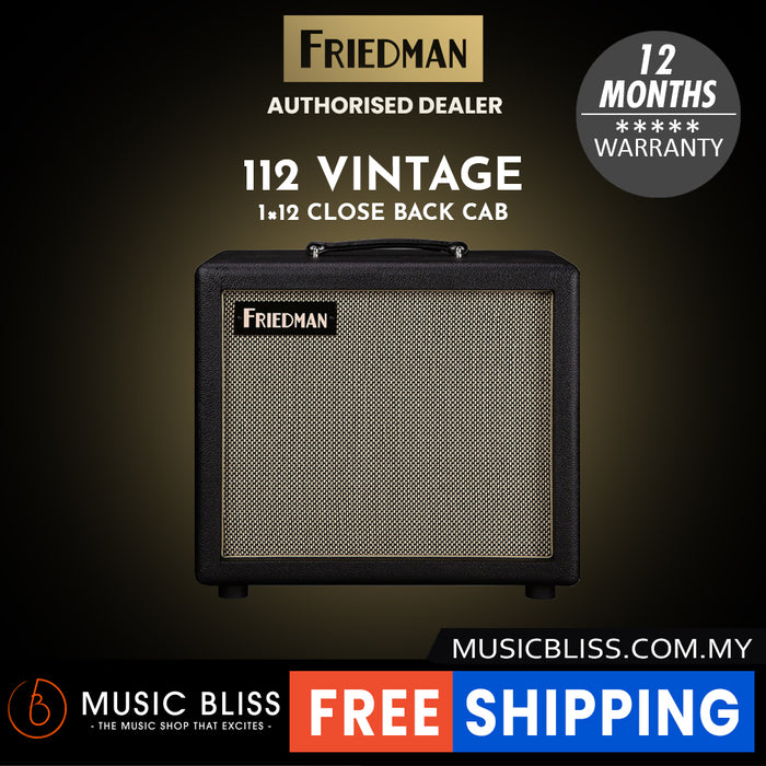 Friedman 112 Vintage 65-watt 1x12" Extension Cabinet