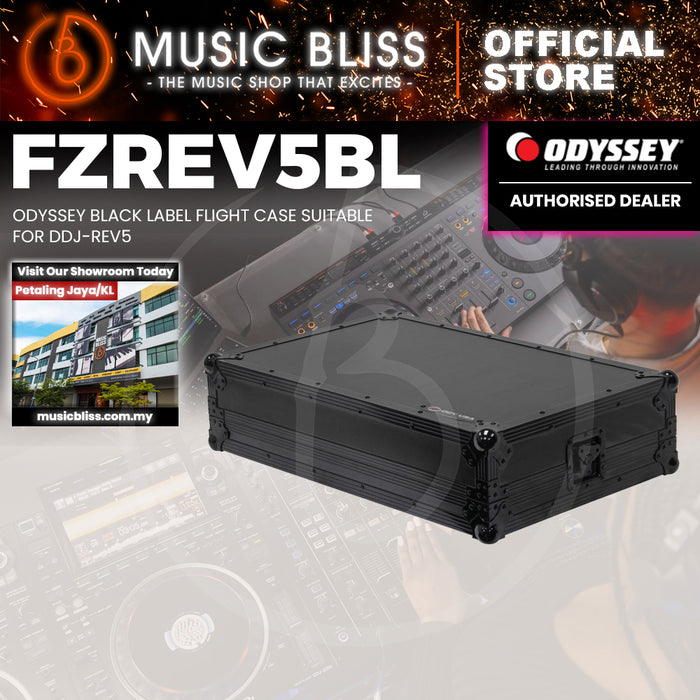 ODYSSEY FZREV5BL Pioneer DJ DDJ-REV5 & DDJ-REV7 Black Label Flight Case