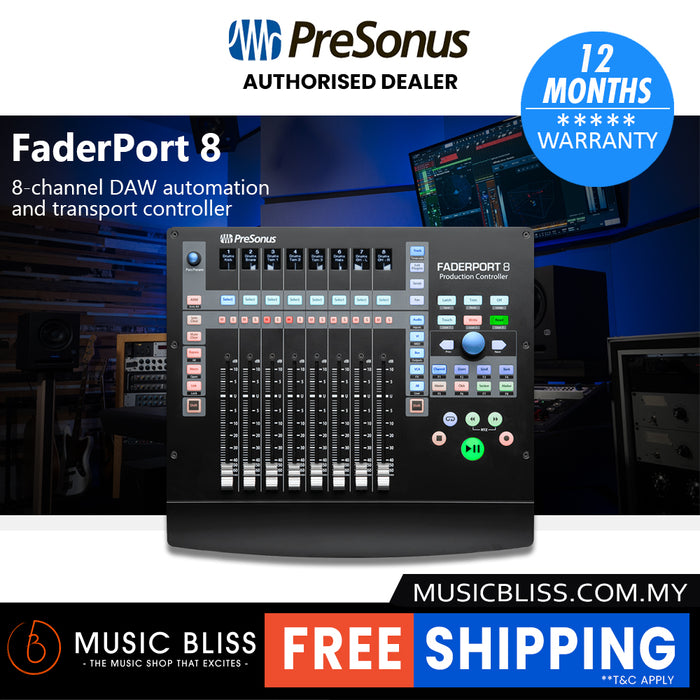 PreSonus FaderPort 8 8-channel Production Controller