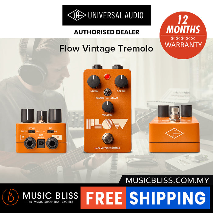 Universal Audio UAFX Flow Vintage Tremolo Pedal